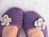 Slippers with small flower