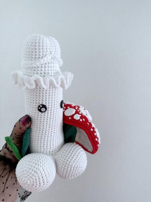 Fly Agaric mushrooms crochet penis