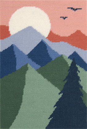 DMC Mountain Tapestry Kit - 30 x 30cm