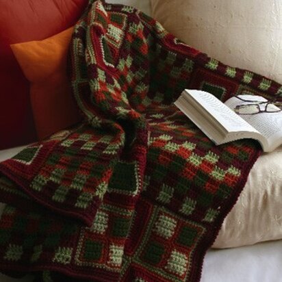 Squares Blanket in Patons Decor