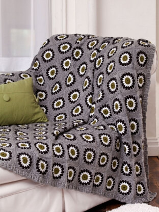 Urban Granny Throw in Caron Simply Soft - Downloadable PDF