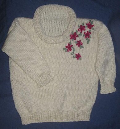 Little Roll-neck Sweater