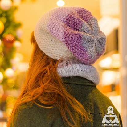 Neopolitan Pinwheel Hat - knitting pattern