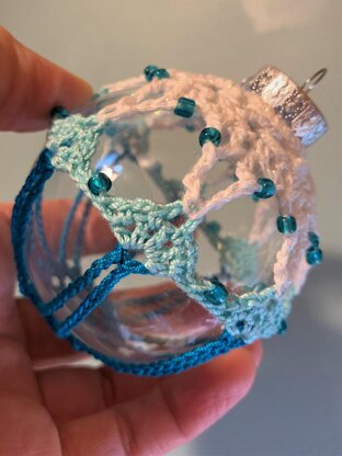 Dazzle Teal Ornament