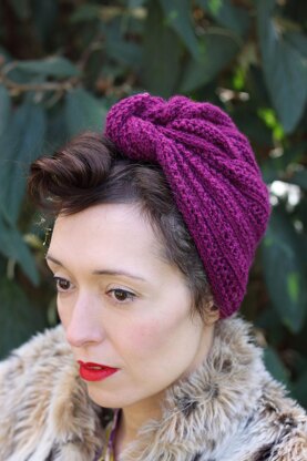 Herringbone Lace Turban