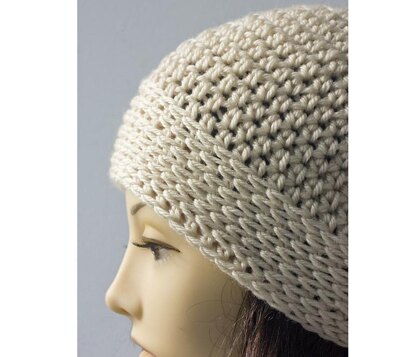 Textured Brim Crochet Cloche