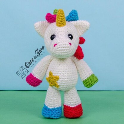 Nuru the Unicorn Amigurumi