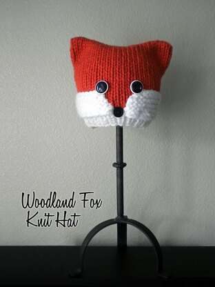 Woodland Fox Knit Hat