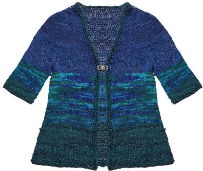 Claire bleu Strickjacke