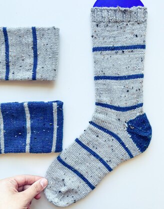 Stripy Family Socks