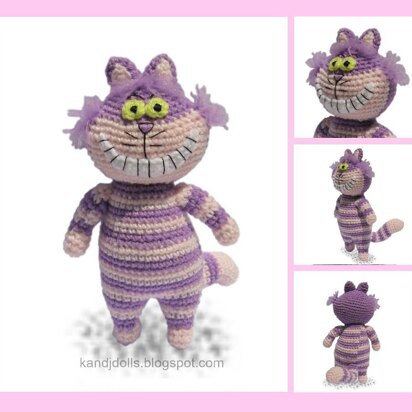 Cheshire Cat - Amigurumi crochet pattern