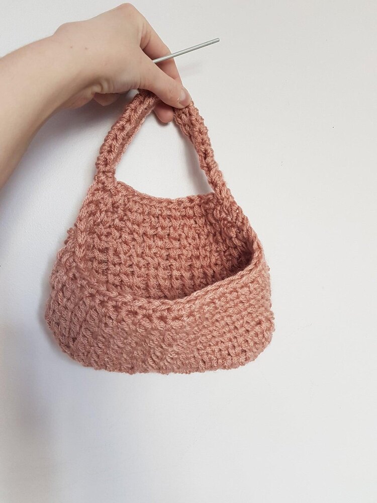 Crochet satchel hot sale