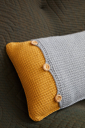 Colour Block Crochet Cushions - Crochet Pattern For Home in Debbie Bliss Cashmerino Chunky by Debbie Bliss