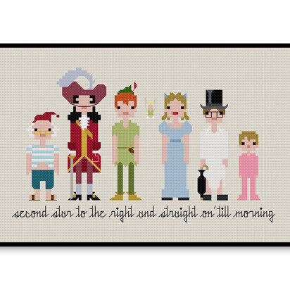 Peter Pan - PDF Cross Stitch Pattern