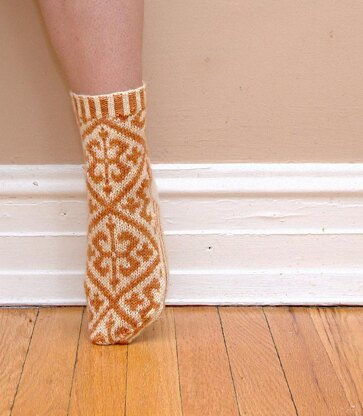 Brocade Socks