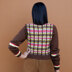 Multi Tartan Jumper - Free Knitting Pattern For Women in Paintbox Yarns Simply DK