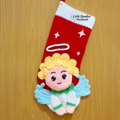 Angel Christmas Stocking