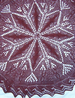 Ciarnan's Cover (a 5-foot round lapblanket or shawl)