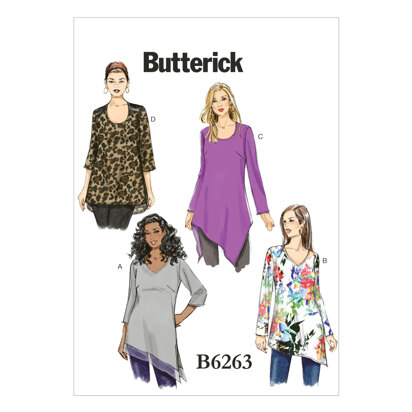 Butterick Damentunika B6263 - Schnittmuster