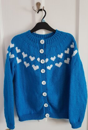 Hearts cardigan No2