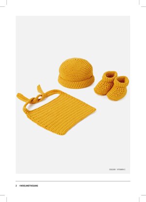Oh Baby Set in Wool and the Gang Shiny Happy Cotton - Downloadable PDF