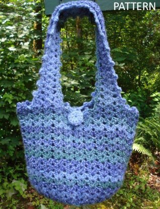 Shell Stitch Tote Bag - PA-225 Crochet pattern by Nancy Brown | LoveCrafts