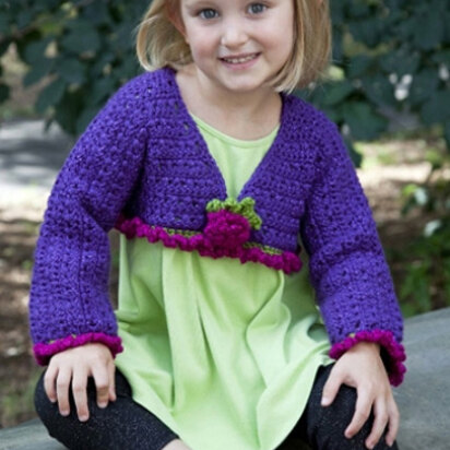Fancy Girl Top in Caron Simply Soft Party - Downloadable PDF