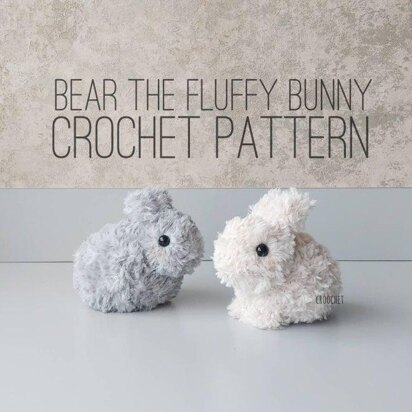 Bear the Fluffy Bunny Crochet Pattern