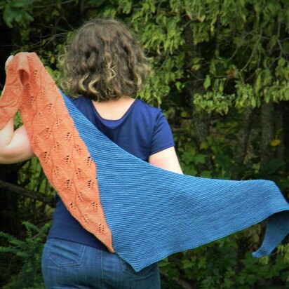 Autumn Pond Shawl