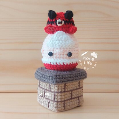 Santa Claus in Chimney