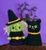 Witch & Cat Flip Doll Crochet Pattern (Halloween Amigurumi)
