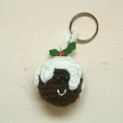 Christmas Pudding keychain