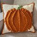 Bobble Stitch Pumpkin Pillow