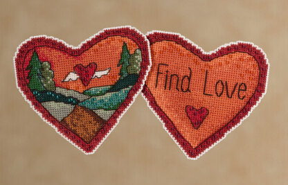 Mill Hill Find Love Cross Stitch Kit - 3.25in x 3in