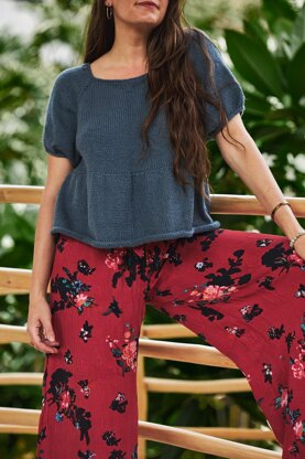 Hibiscus Ruffle Tee