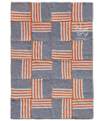 Colorplay Rug in Blue Sky Fibers Bulky - Downloadable PDF