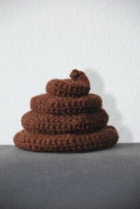 Poo - Piece of Crap - Poop - Amigurumi CROCHET PATTERN No.20