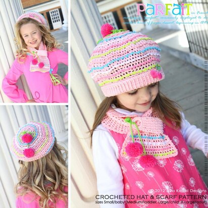 Parfait Hat & Scarf Crochet