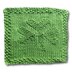 March: Shamrock Washcloth