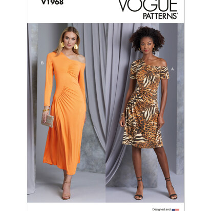 Vogue Sewing Misses' Knit Dresses V1968 - Sewing Pattern