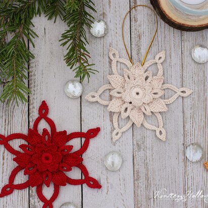 Pretty Poinsettia Ornament