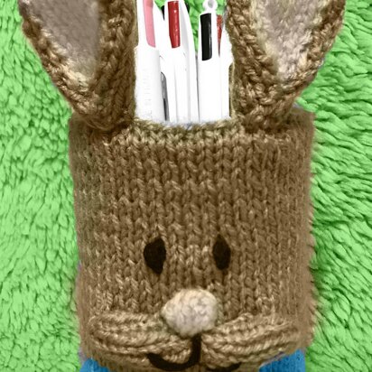 Easter Peter Rabbit Tin Holder 15 cms tall