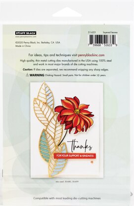 Penny Black Creative Dies - Layered Leaves