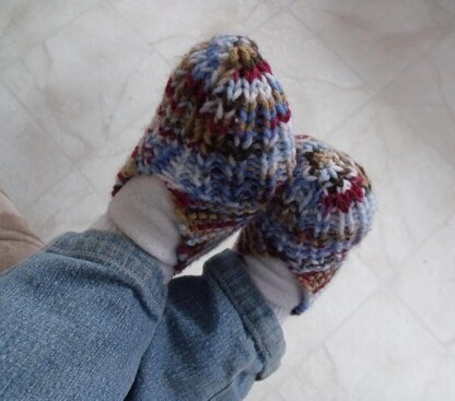 How to Knit Child Slippers