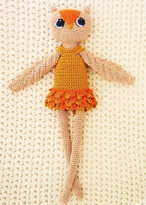 Owl amigurumi doll