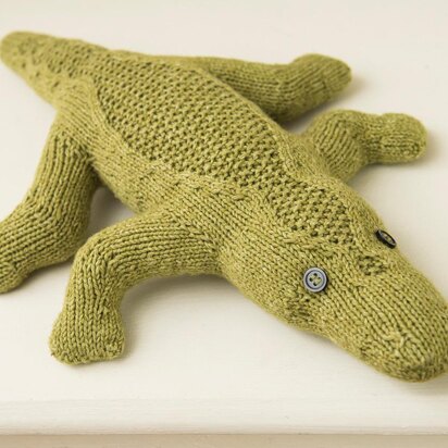 Zach the Crocodile - knitting pattern