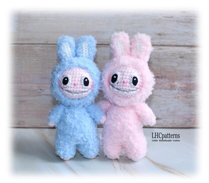 Smiling Bunny / Labubu Crochet Pattern