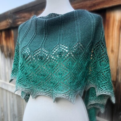 Snow Melt Shawl