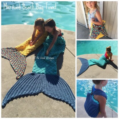 Mermaid Beach Bag Towel.