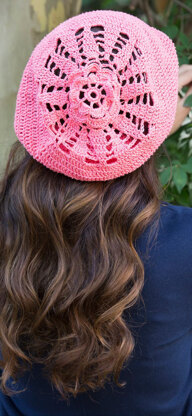Summer Comfort Beanie in Aunt Lydia's Classic Crochet Thread Size 10 Solids - LC4888 - Downloadable PDF
